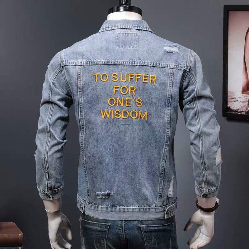 [HCM]Áo khoác jean nam form chuẩn Hàn Quốc áo khoác denim nam chất vải cực đẹp thiết kế năng động thời trang Binstore94 BS381