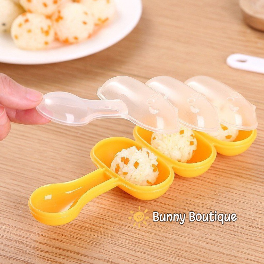 Khuôn làm cơm, khuôn ép cơm Onigiri cho bé ăn ngon