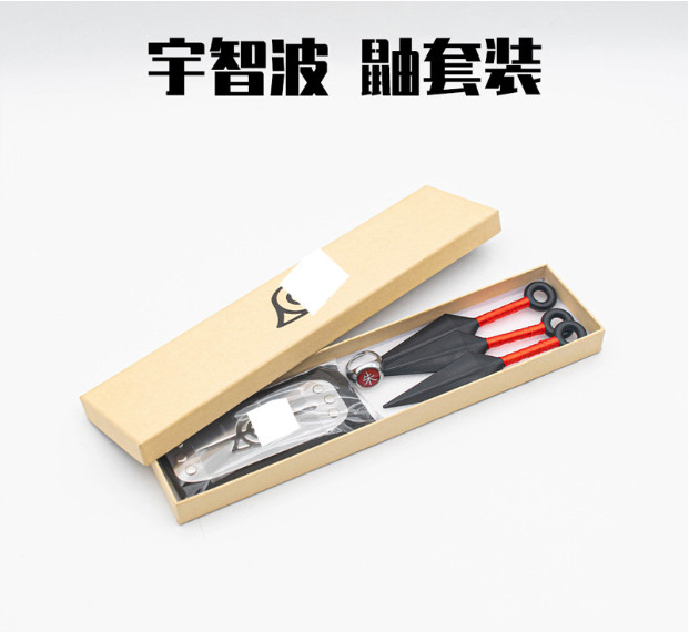 Combo phi tiêu shuriken + kunai 13cm + băng trán - Naruto