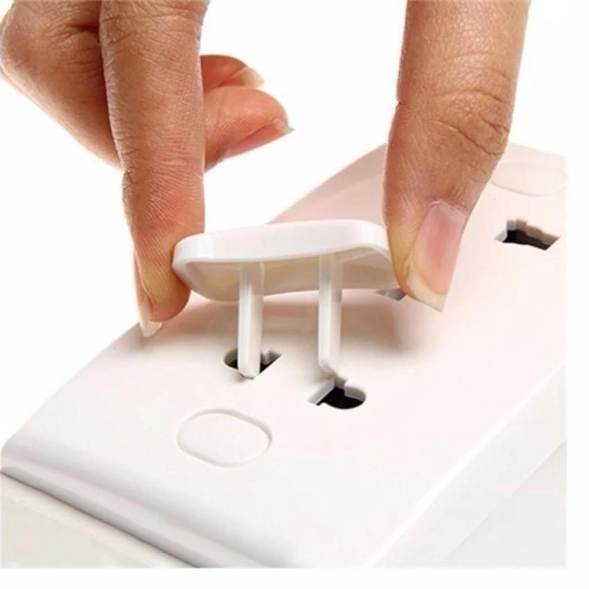 Bộ 10 Nút Bịt Ổ Điện Loại 2 Chấu SUNAVI