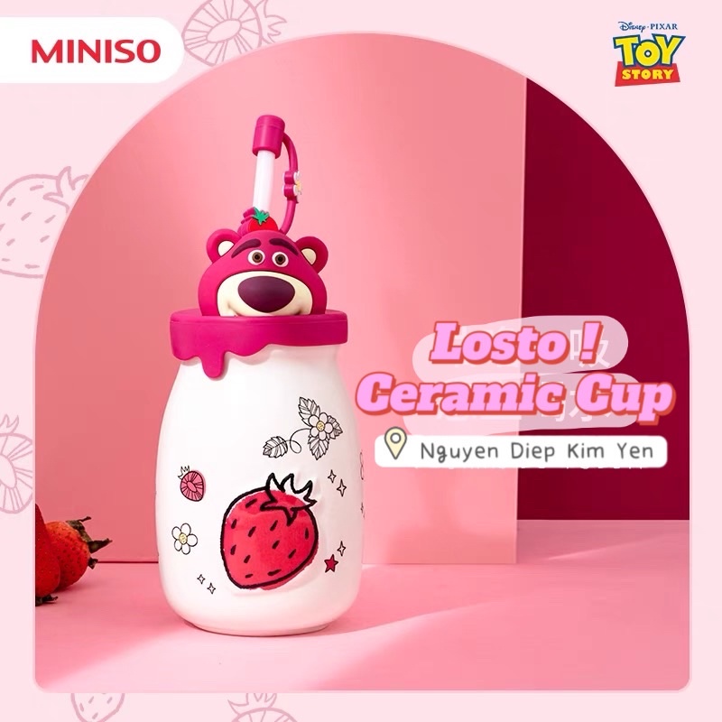 Bình dâu Losto xinh xắn Miniso