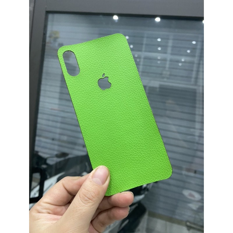 Dán da lưng Iphone Xs Max đủ màu
