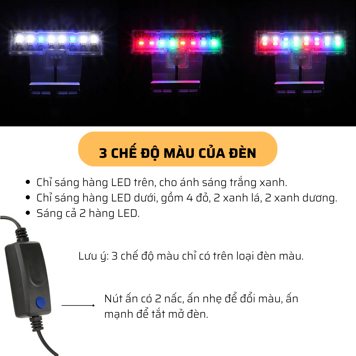 Đèn Led Kẹp Thành Hồ Cá Siêu Sáng