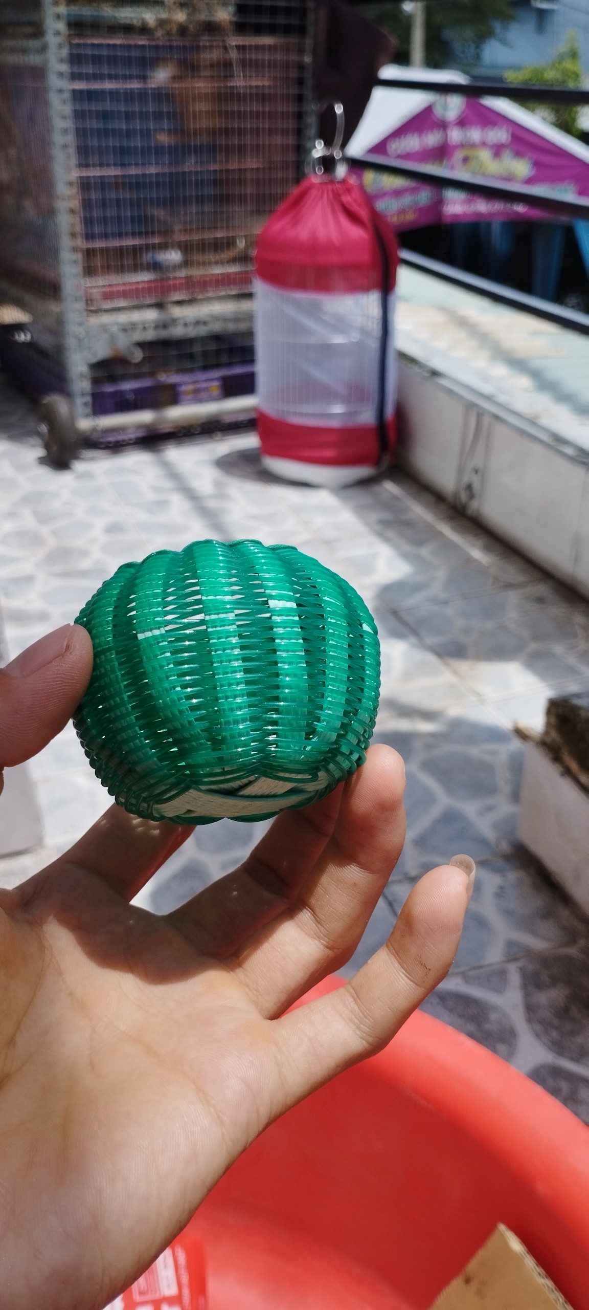 RỌ CƯỚC ĐỰNG LÚA, KÊ CHO CHIM CU GÁY