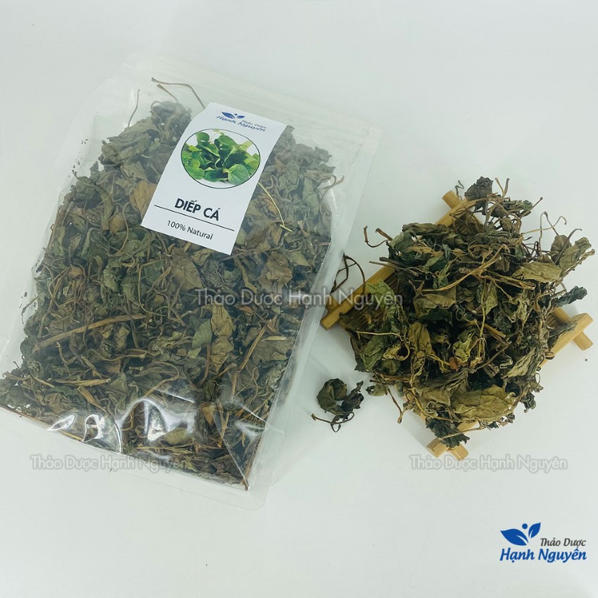 Rau diếp cá 100g, lá diếp cá khô, sạch, pha trà, giúp thanh nhiệt, giải độc, mát gan, tốt cho tiêu hóa