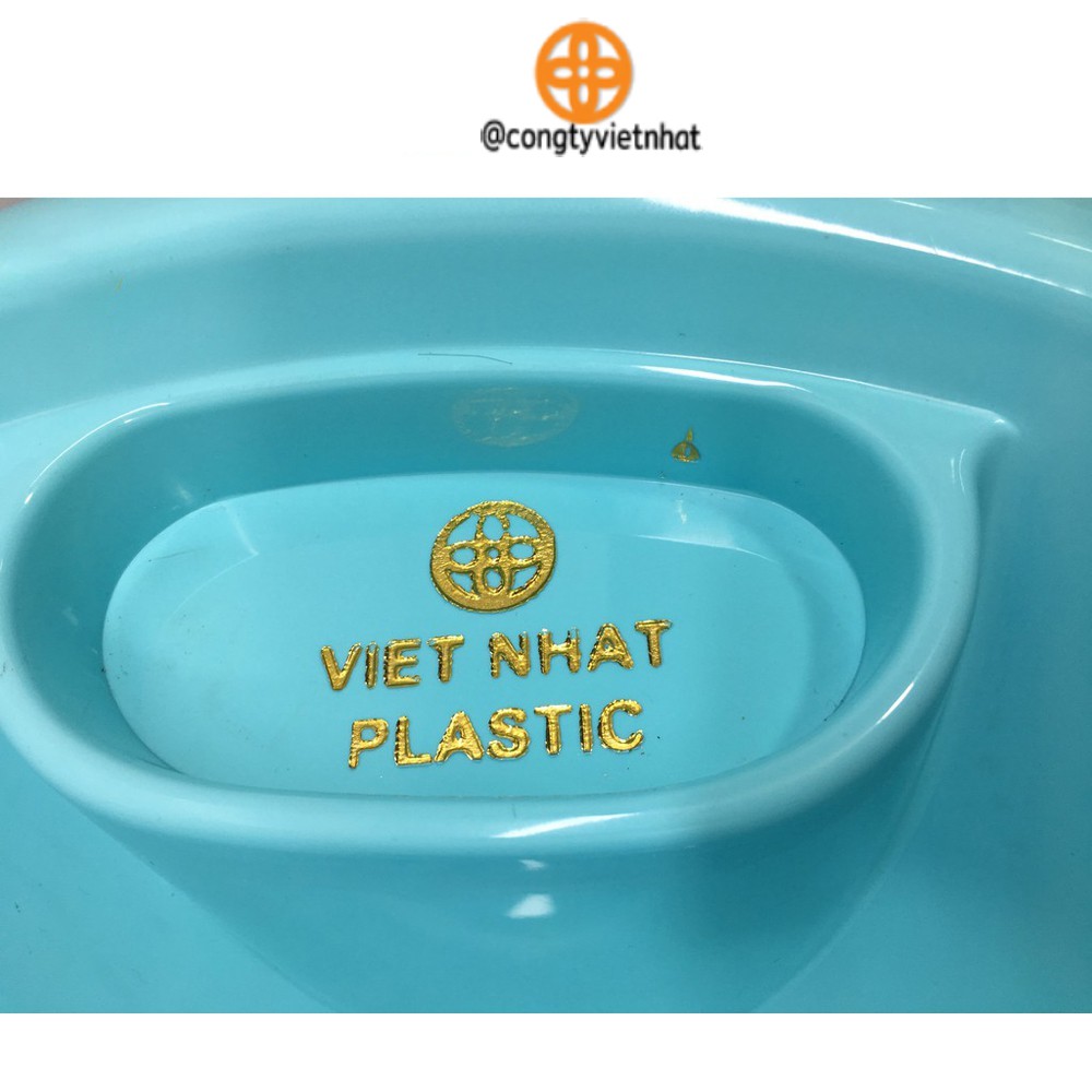 Chậu Tắm Nhựa Cho Bé Hình Elip Việt Nhật (Tặng Kèm Võng Tắm)