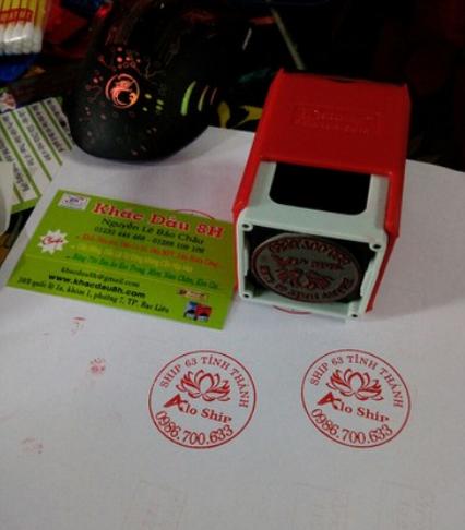 BÁN CHẠY - DẤU LOGO HÌNH VUÔNG TRÒN 38MM
