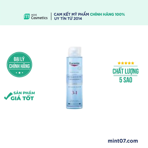 Nước Tẩy Trang Eucerin Dermato Clean 3 In 1 Micellar Cleansing Fluid