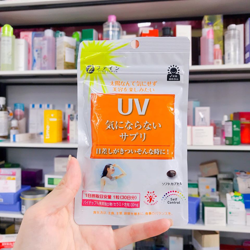 Viên uống chống nắng uv fine nhật bản