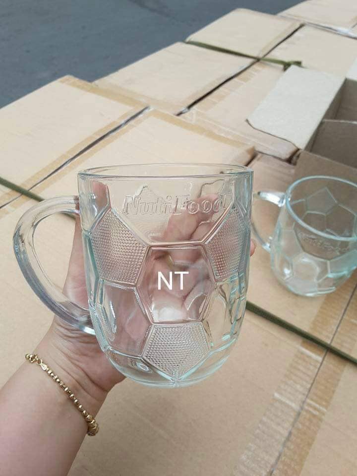 Bộ 6 ly thủy tinh hình trái banh 375ml