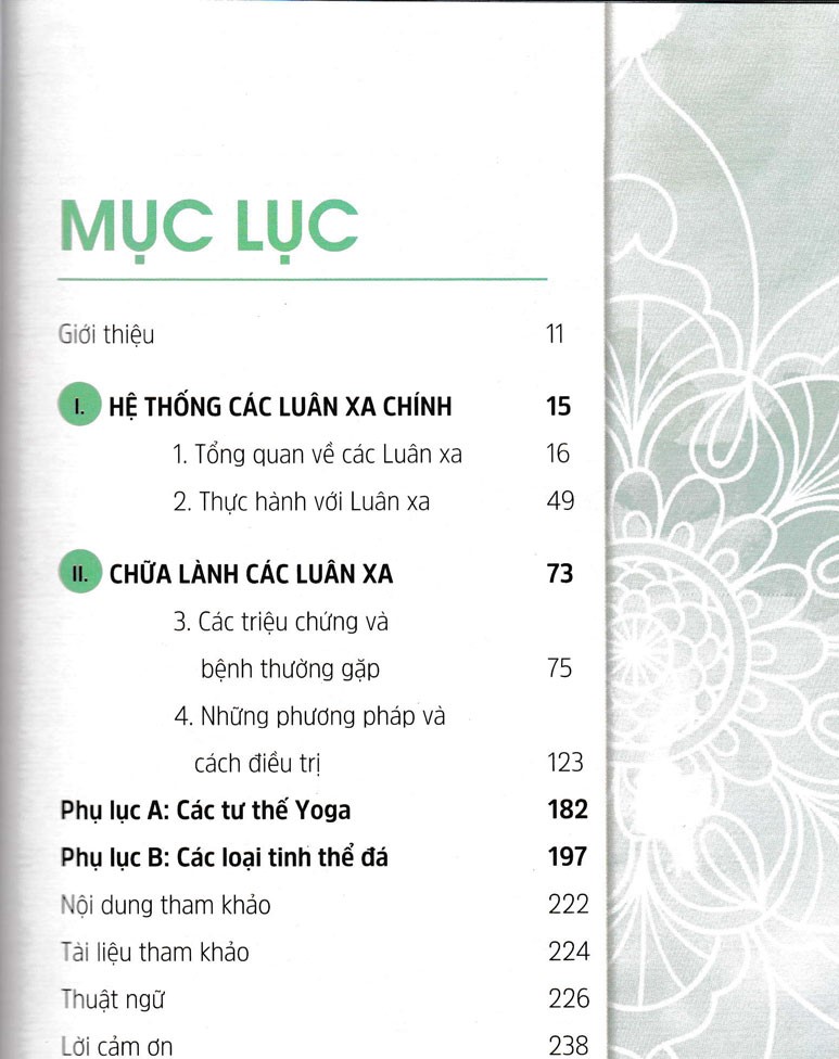 Sách Chữa Bệnh Bằng Luân Xa