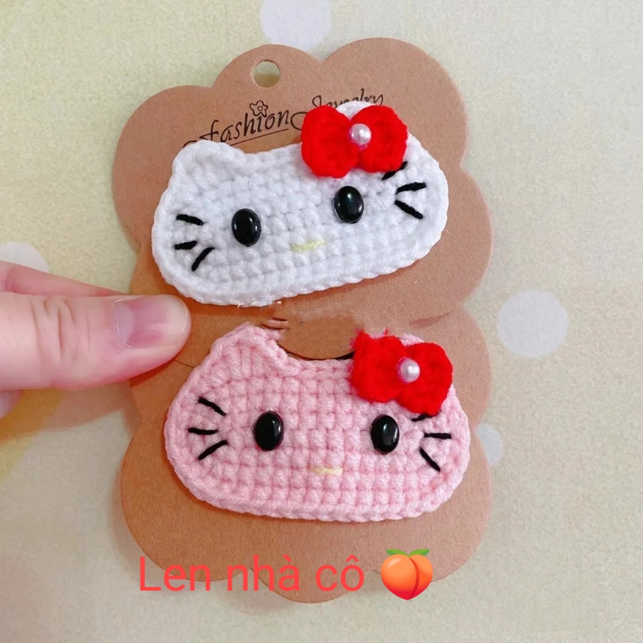 [ Handmade ] KẸP TÓC LEN NHIỀU MẨU