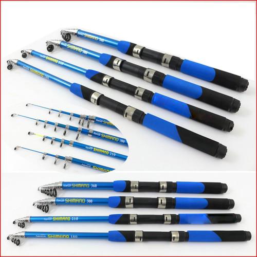Cần Câu Máy Shimano Rút 1m8, 2m1, 2m4, 2m7, 3m, 3m6 Tải Cá 5 Đến 9 Kg , Chuyên Câu Lăng xê, Câu Lục , Và Câu xa bờ