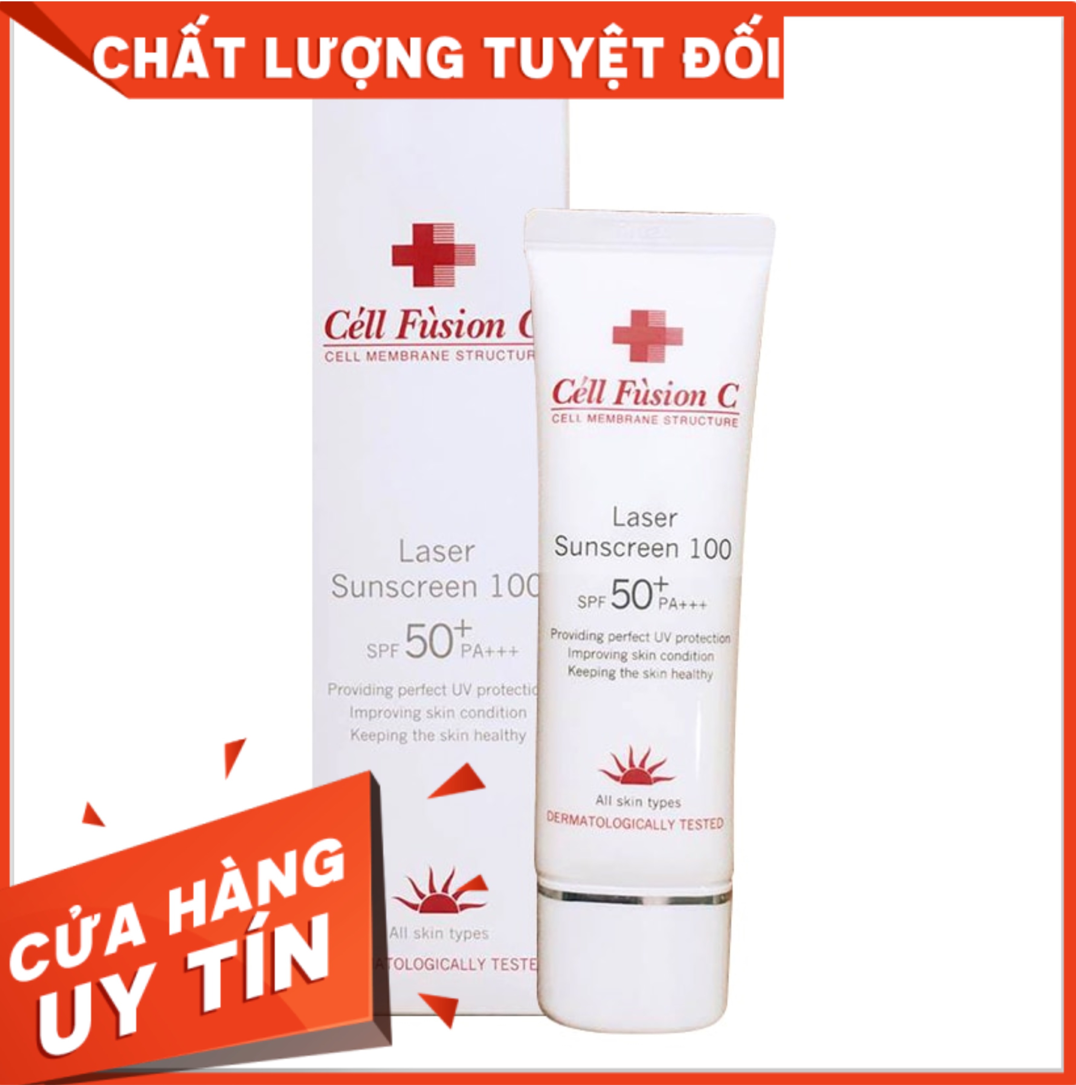 [HCM]Kem Chống Nắng Laser Sunscreen 100 Cell Fusion C Spf 50 + 50Ml -sản phẩm tích hợp khả năng chống nắng và chống lão hóa vượt trộiBảo vệ làn da một cách hoàn hảo khỏi các tia tử ngoại UVA/B