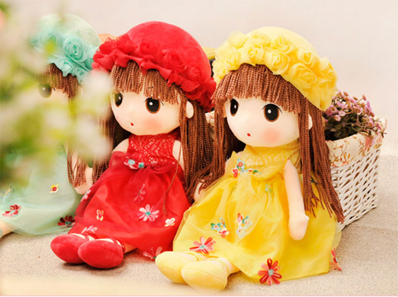 Búp Bê Đồ Chơi Mềm Hoa Vàng