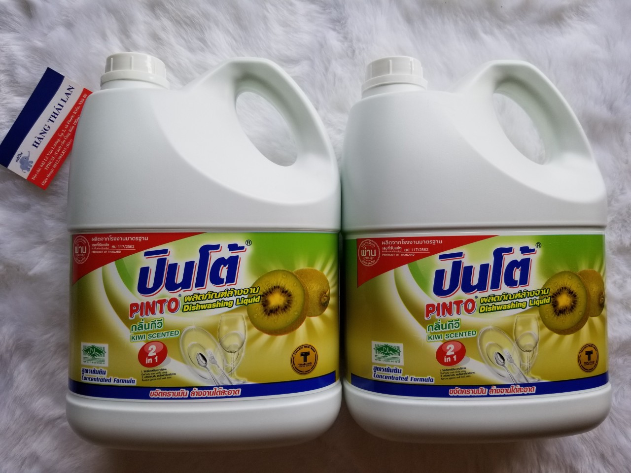 [HCM]Nước rửa chén Pinto Thái lan 3800ml- Hương KiWi