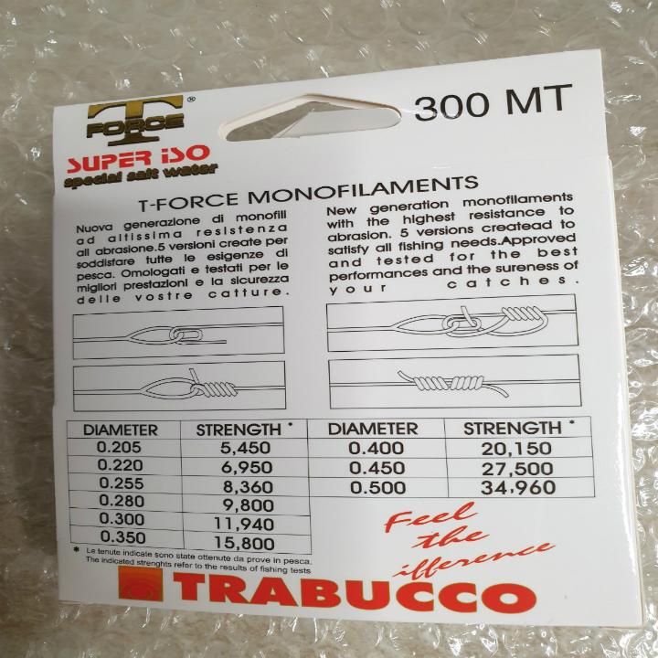 Cước câu cá trabuco T-FORCE SUPER ISO