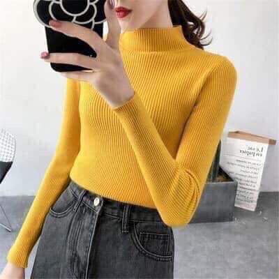 Áo Len Cổ 3 Phân Siêu Giữ Nhiệt