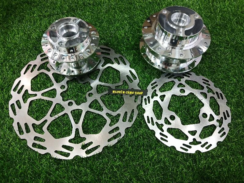 Đùm xe raider mạ crom full đĩa trước và sau