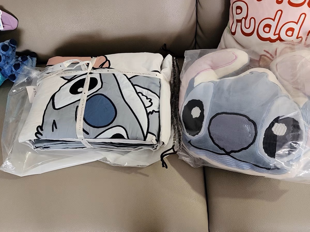 Bộ Chăn ga gối cotton line nhật DISNEY