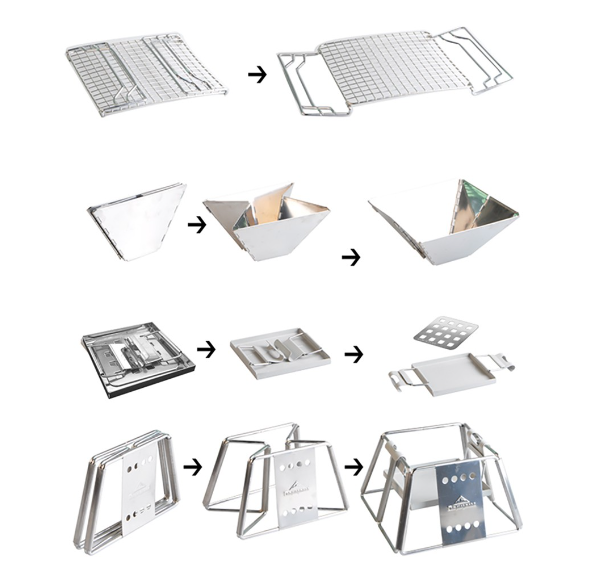 Bếp nướng dẫ ngoại Campingmoon X-Mini