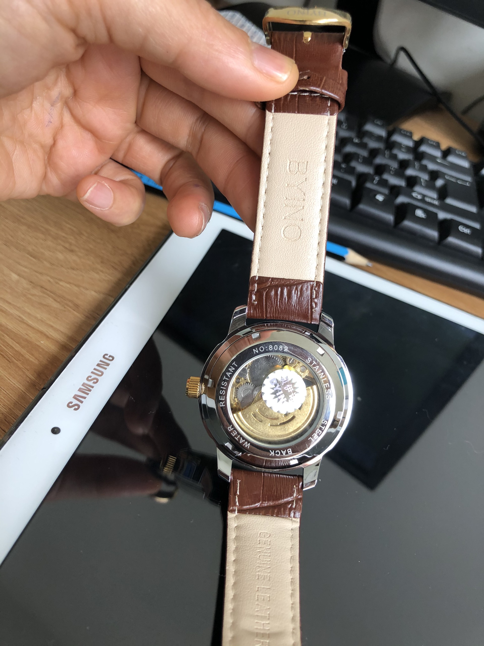 Đồng Hồ Cơ Nam automatic thương hiệu BYINO