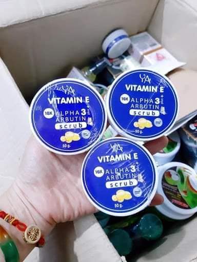 Tẩy tế bào chết VITAMIN E 10X SCRUB Thái Lan cho mặt