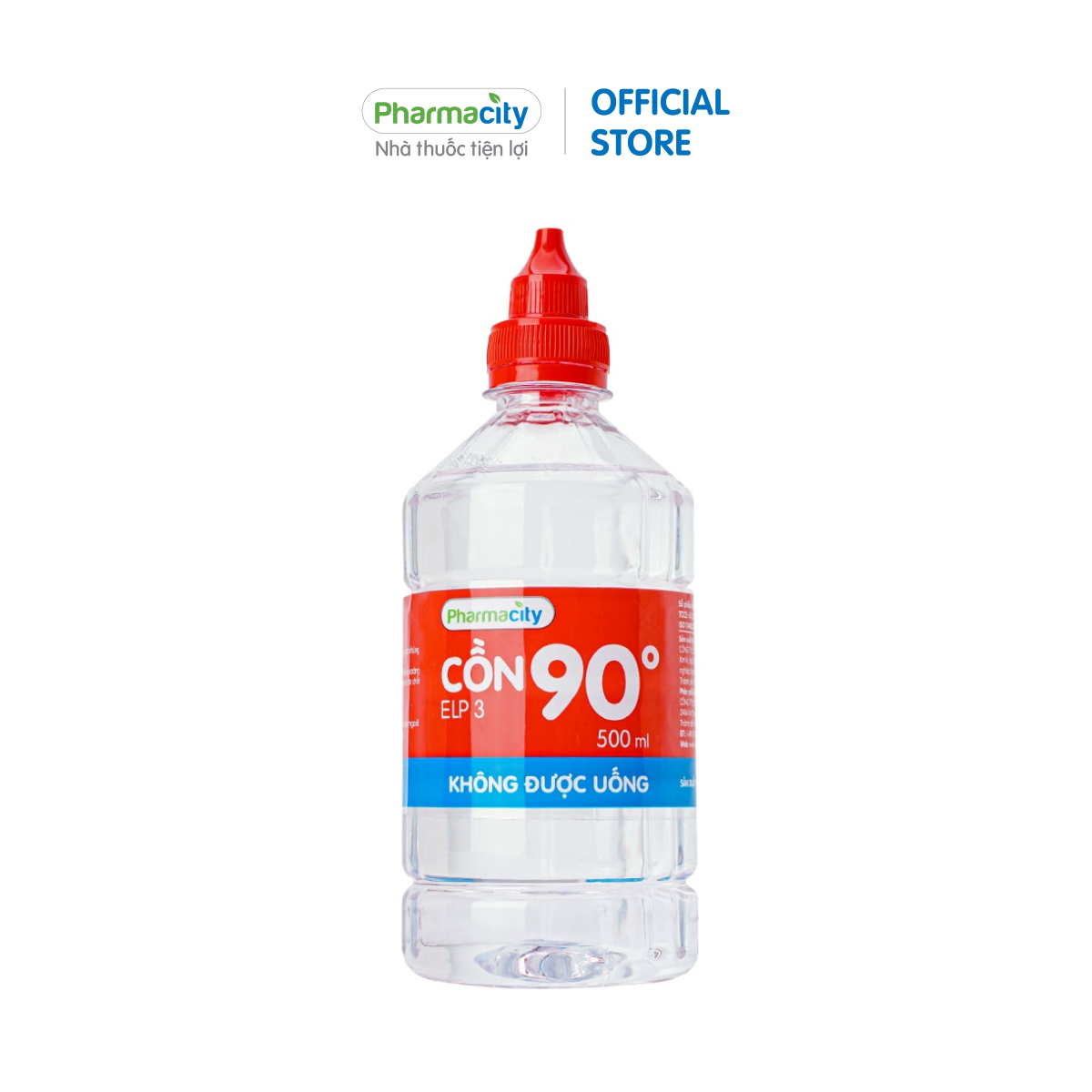 Cồn 90 độ Pharmacity (500ml) New