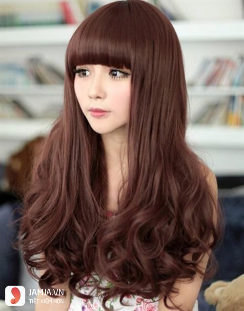 Tuýt Nhuộm Tóc Maia Colagen  Màu Cafe Cháy 7/11 + Trợ Oxi + Găng Tay