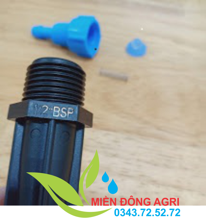 Bộ venturi hút phân phi 21mm [XANH-ĐEN]