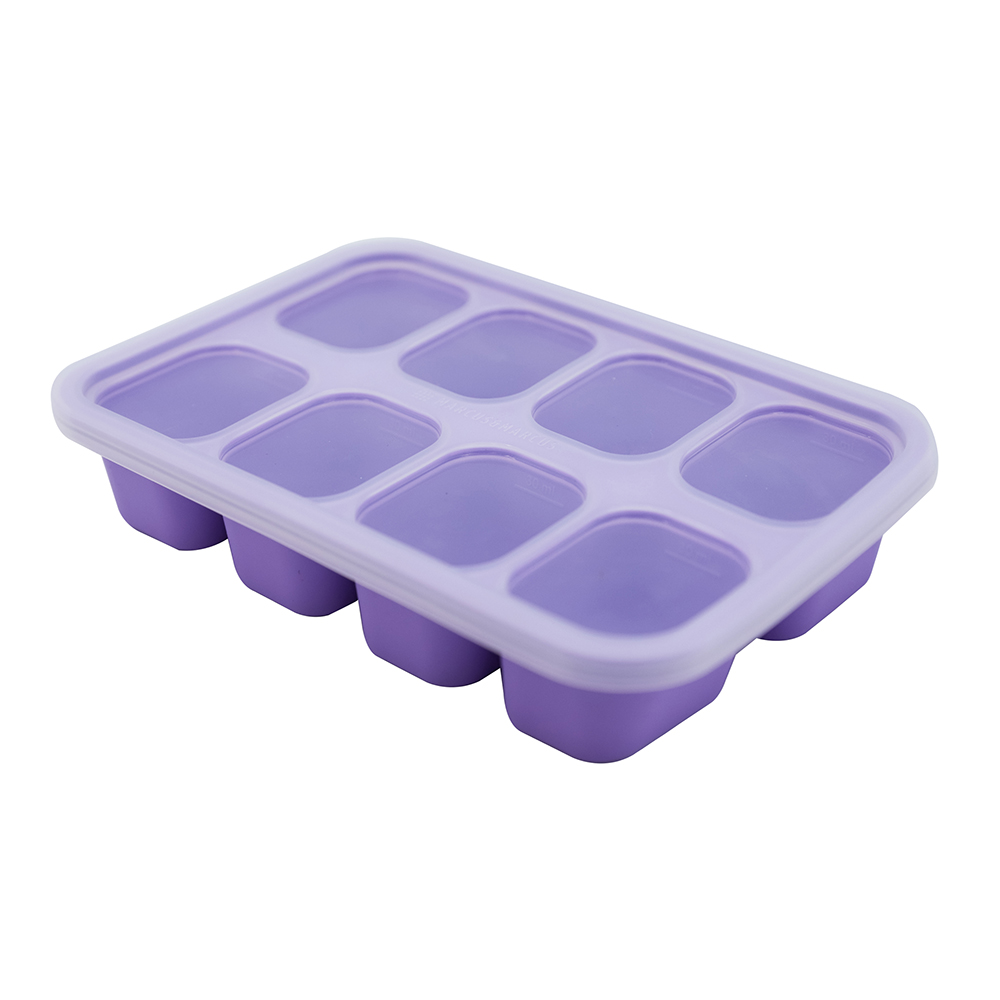 Khay silicon trữ đông đồ ăn dặm cho bé Marcus & Marcus - Willo (30ml x 8 ngăn)