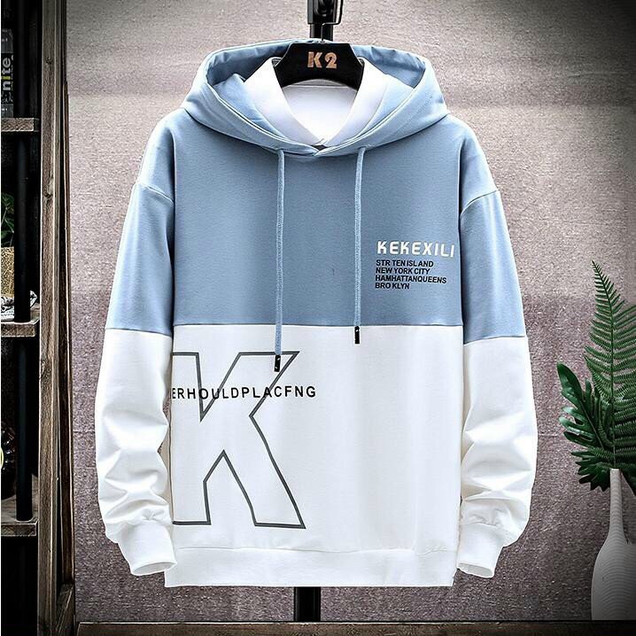 [ MẪU MỚI 2021] ÁO Hoodies NAM TAY DÀI PHỐI MÀU IN HỌA TIẾT CHỮ PHONG CÁCH THỜI TRANG CAO CẤP