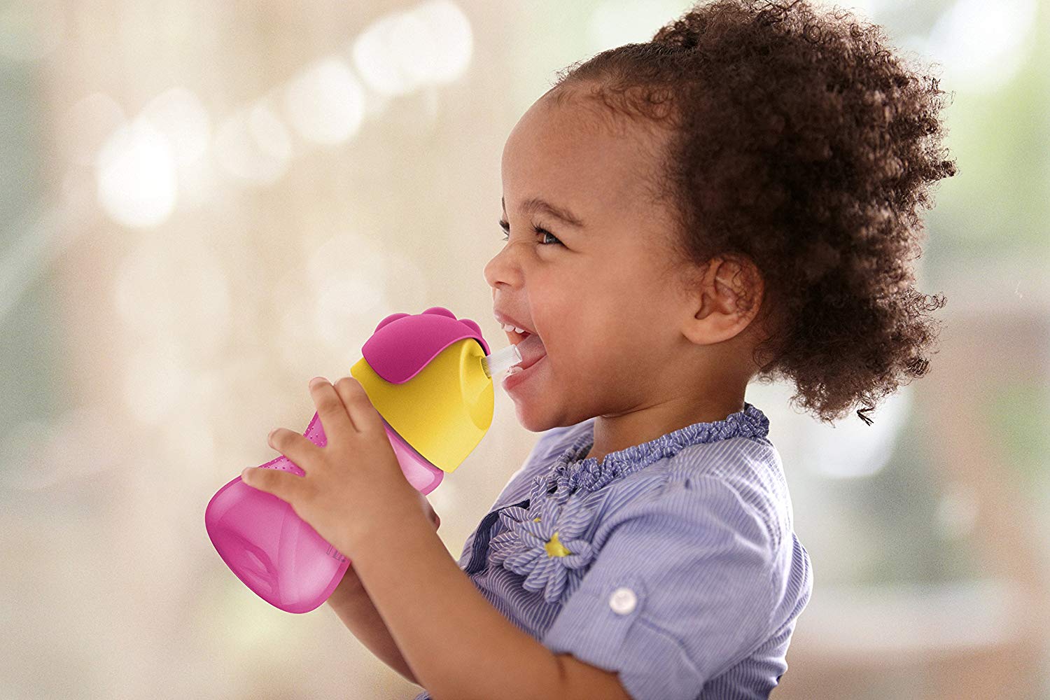Bình uống nước ống hút Avent 300ml