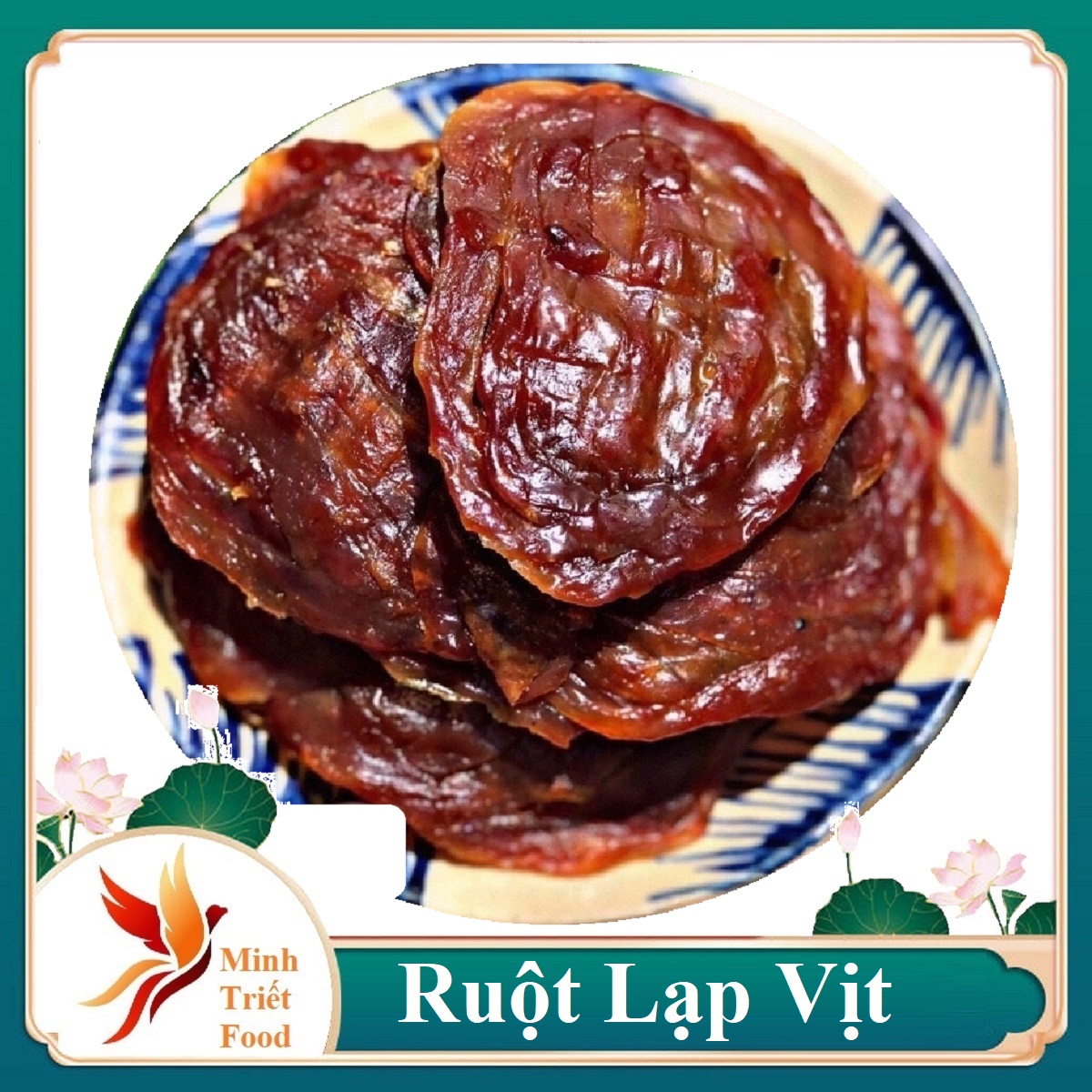 Ruột vịt cao cấp - đặc sản minh triết cà mau lạp ruột vịt hay còn gọi là khô ruột vịt