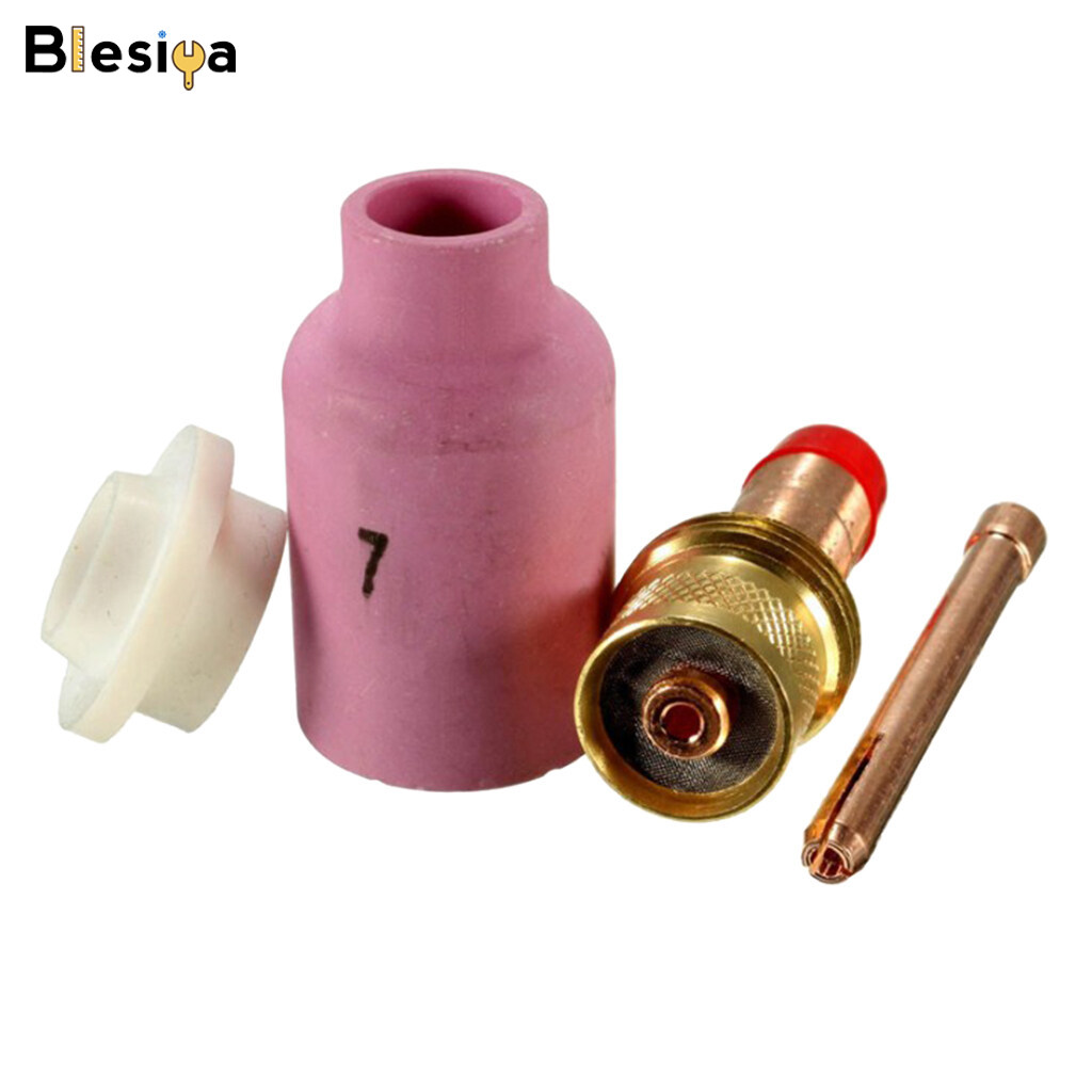 Blesiya 4xTIG Gas Lens KIT Size 3/32  45V26 10N24 54N15 54N01 for TIG Welding Torch