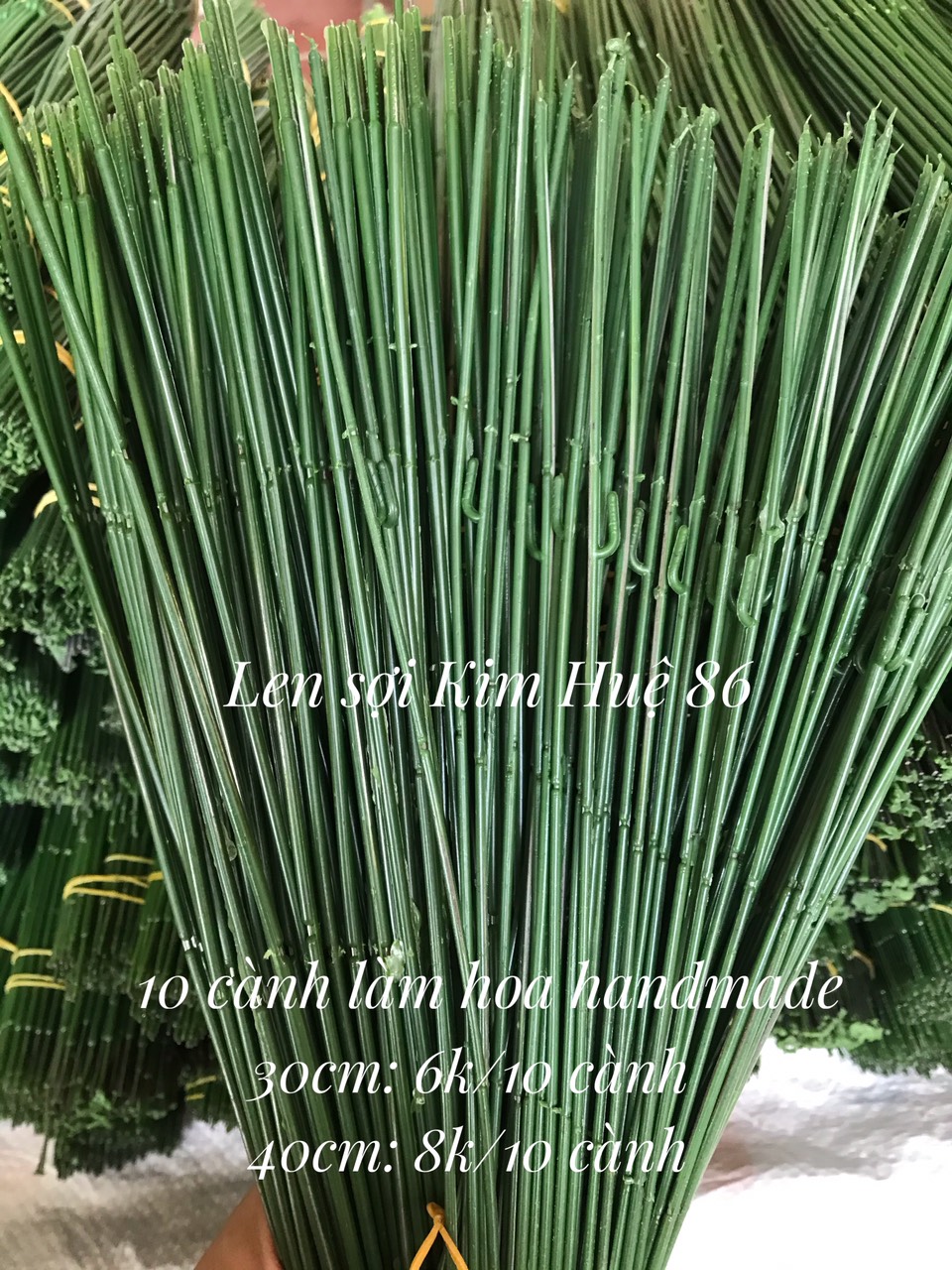 10 cành làm hoa handmade