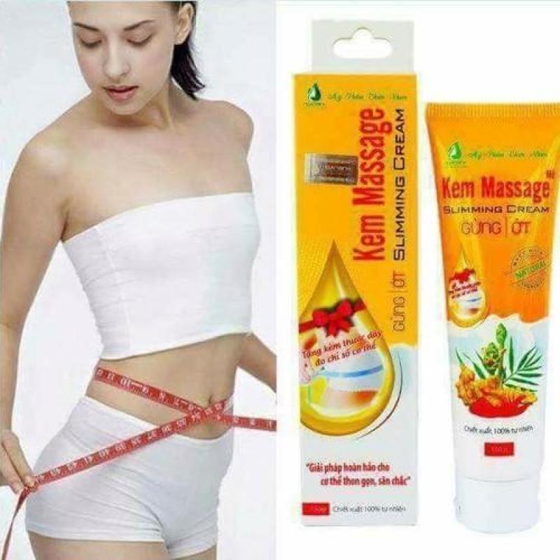 KEM MASSAGE TAN MỠ GỪNG VÀ ỚT NGÂN BÌNH 150g