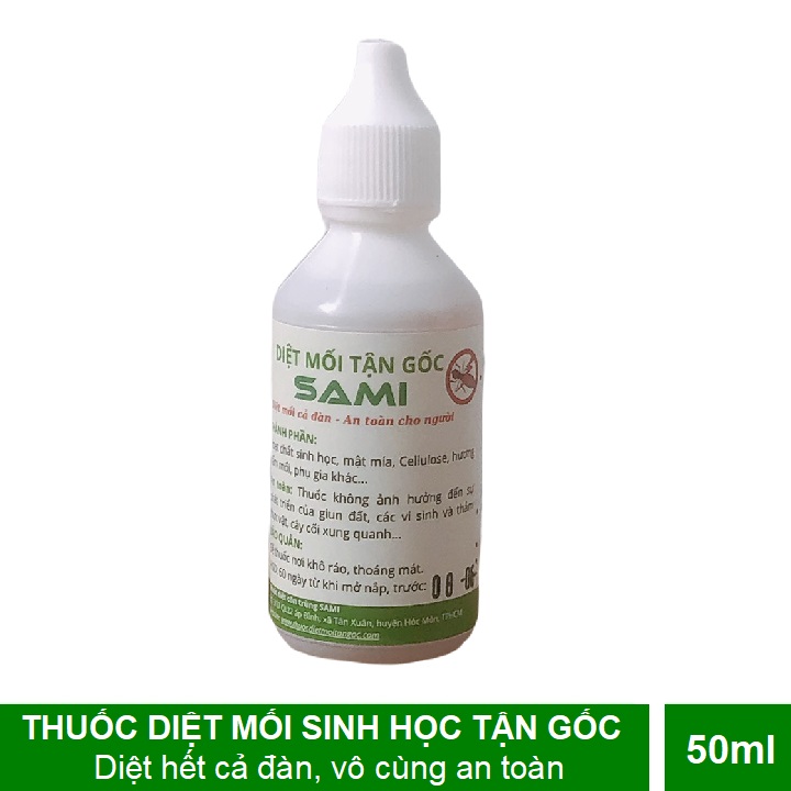 [HCM]Thuốc diệt mối tận gốc SAMI thuốc diệt mối sinh học diệt cả đàn mà vẫn an toàn cho người không mùi không ảnh hưởng sức khoẻ