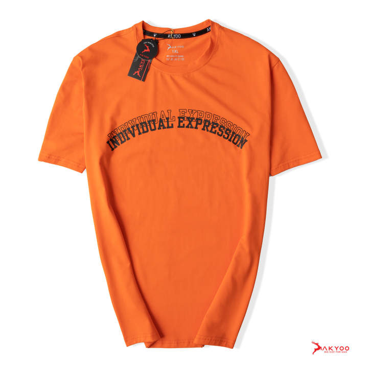 AKYOO Áo Thun Cam Họa Tiết Chữ Dành&hellip;
