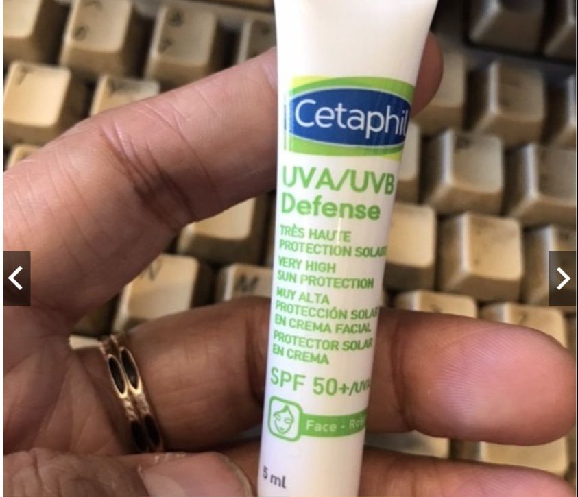 Hàng sample - kem chống nắng cetaphil uva/uvb spf 50+