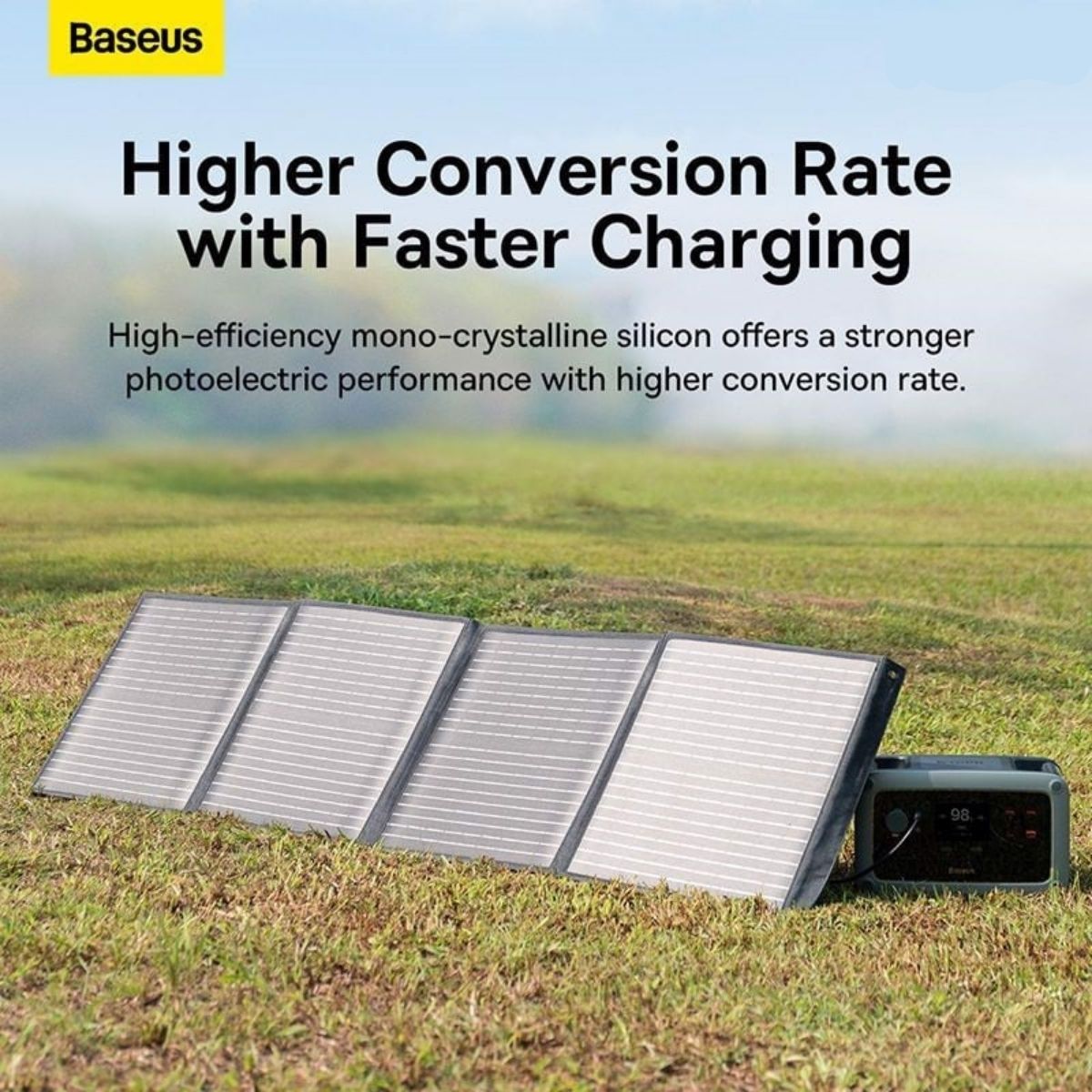 Bộ sạc năng lượng mặt trời Baseus Energy Stack Solar Panel 100W CCNL050006
