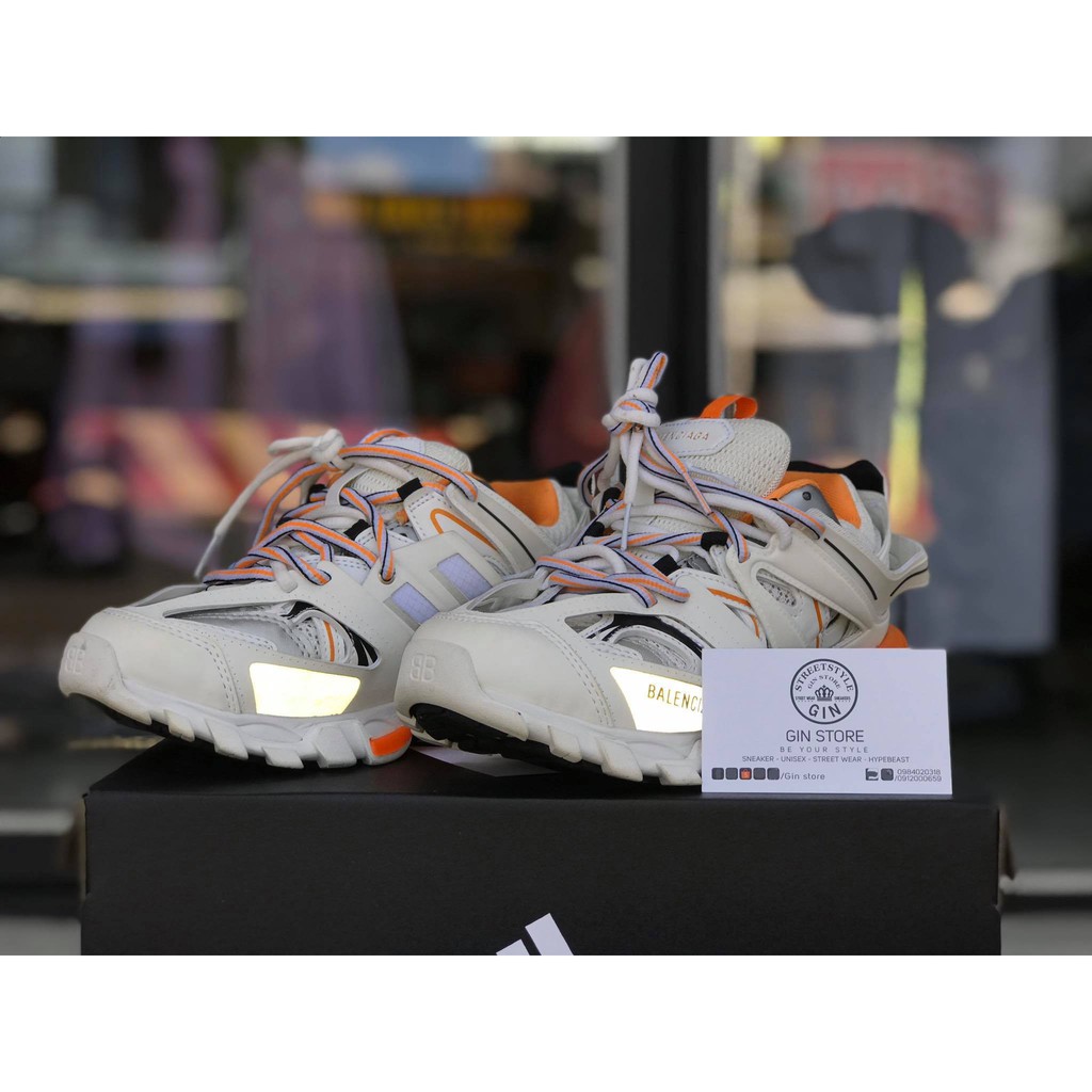 Ginstore - Giày Balenciaga Track 3.0 Orange