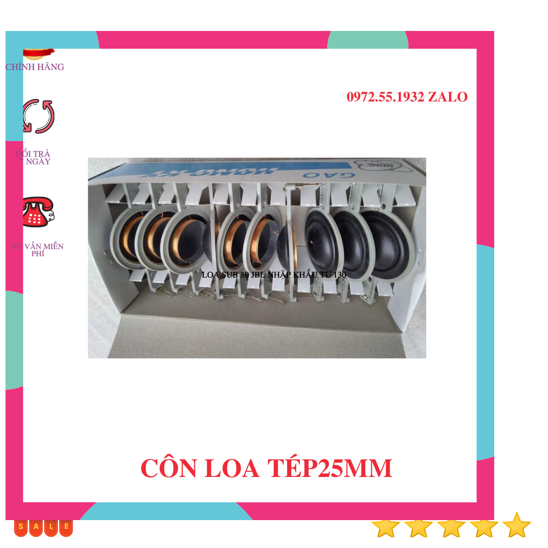 10 chiếc coil loa treble 25mm