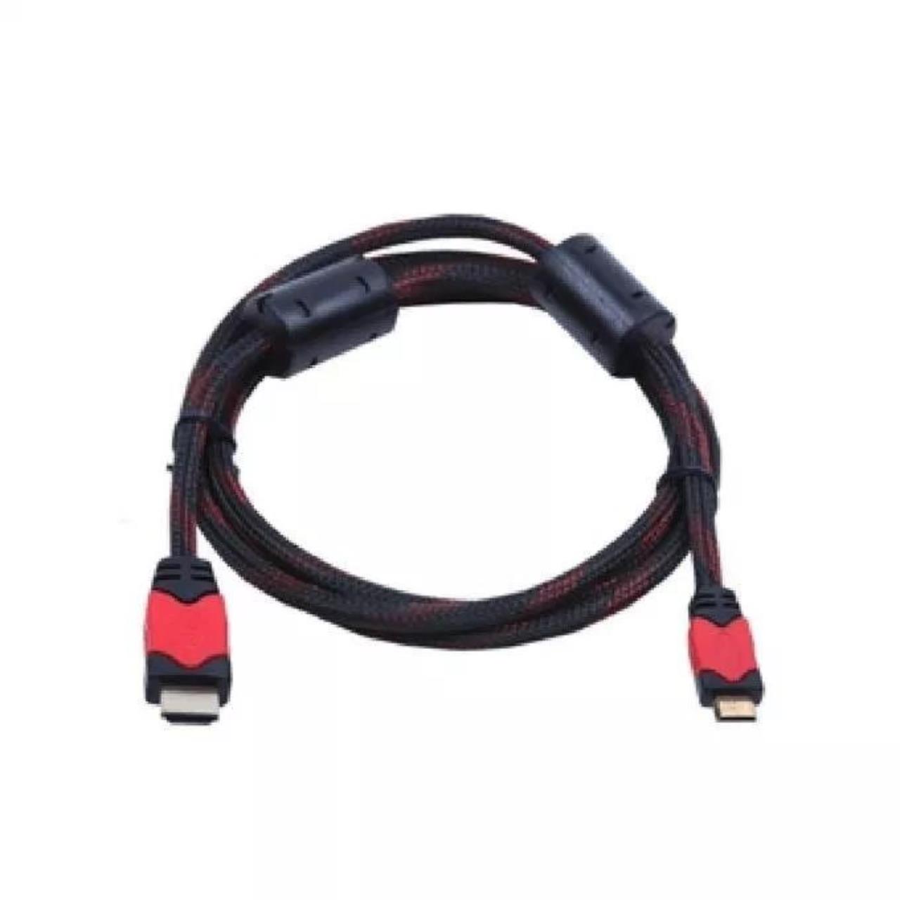 Dây cáp tín hiệu 2 đầu HDMI chuẩn 3M (Đen phối đỏ)