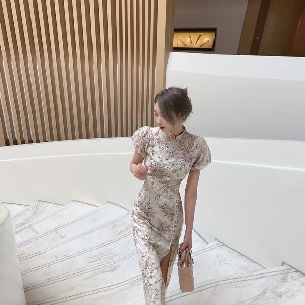 Đầm Sườn Xám Cách Tân Trung Hoa Phong Cách Thời Đại