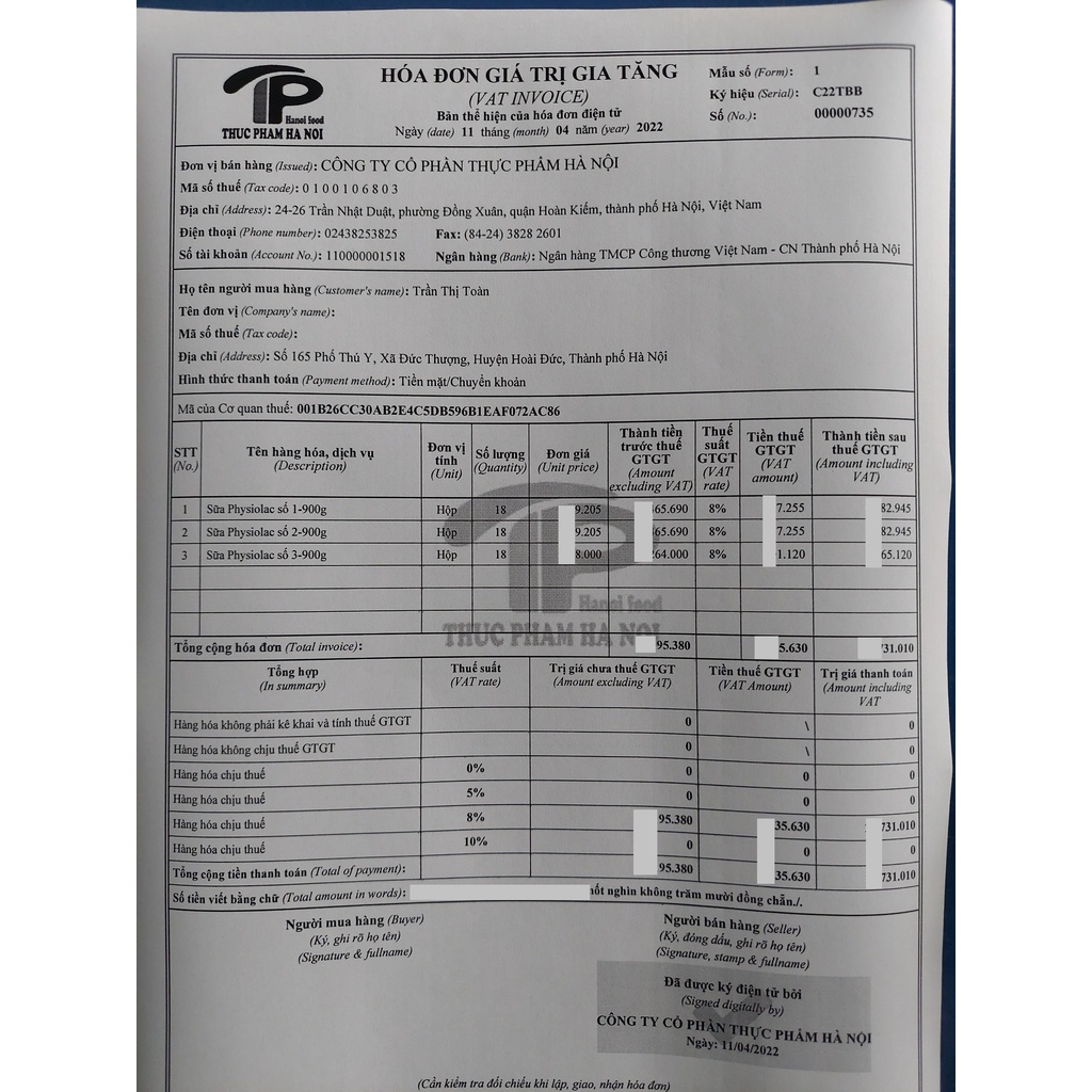 Combo 5 hộp Sữa Physiolac 3 900g ( Date 12/2023 )..