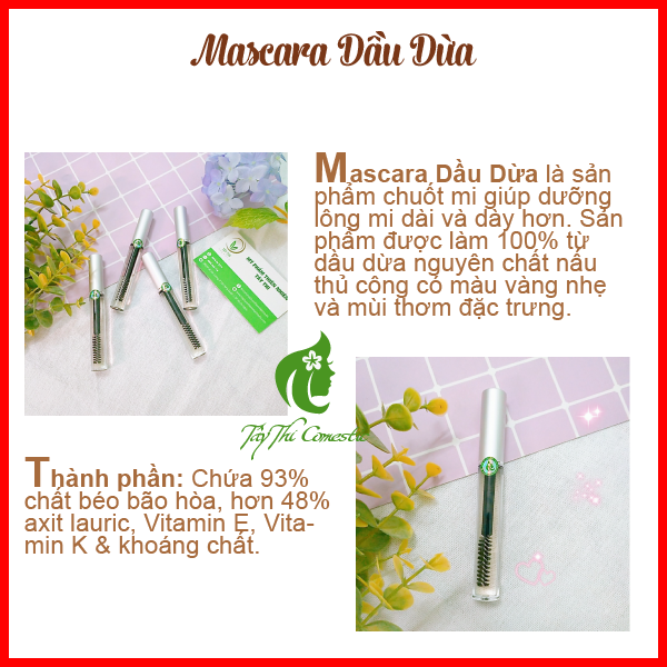 Mascara Dầu Dừa Dưỡng Mi
