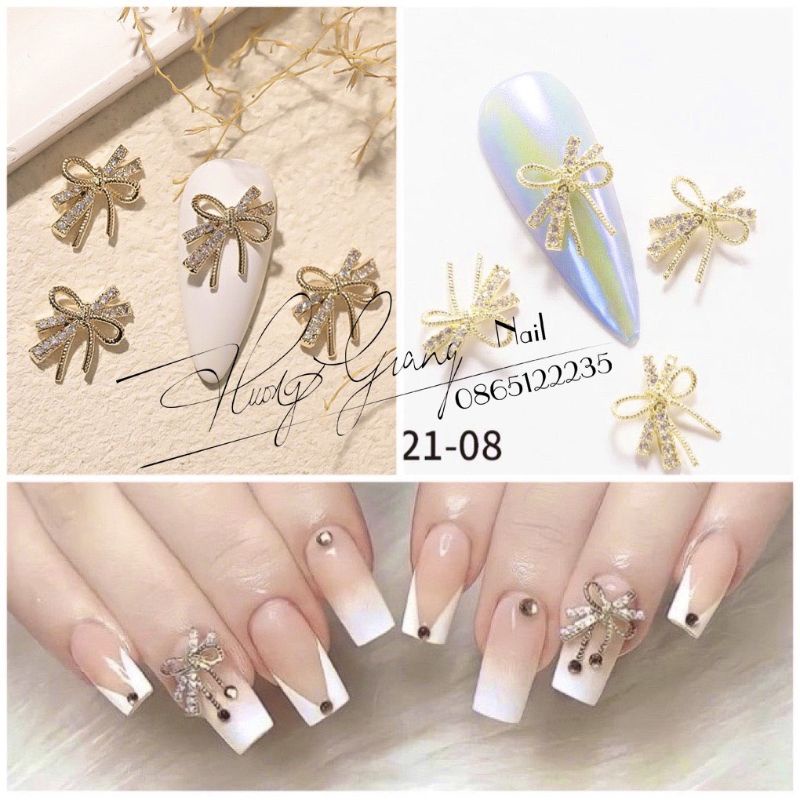 Charm nail- charm gắn móng - charm nơ