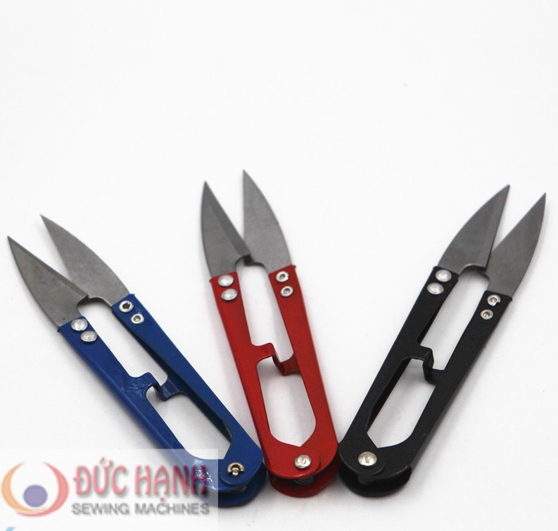 VĨ 12 CÂY KÉO BẤM CHỈ MGS [MÀU SẮC NGẪU NHIÊN]