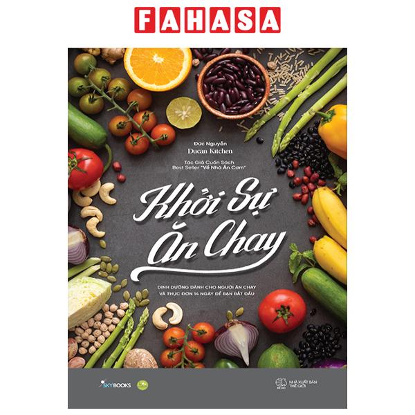 Fahasa - khởi sự ăn chay - dinh dưỡng dành cho người ắn chay và 14 ngày để bạn bắt đầu